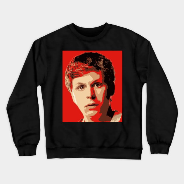 michael cera Crewneck Sweatshirt by oryan80